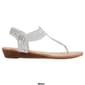Womens New @titude® Glimmer 3 Slingback Thong Sandals - image 2