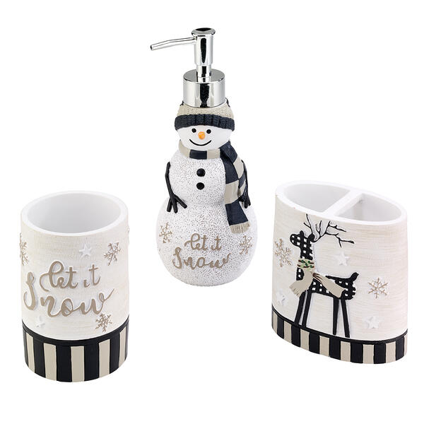 Avanti Snowman 3pc. Box Accessory Set - image 