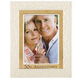 Lenox&#40;R&#41; 50th Anniversary Picture Frame - 5x7