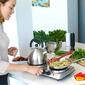 Ovente Electric Countertop 7.25in. & 6.1in. Double Burner - image 2