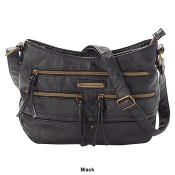 Stone Mountain Hobo Handbag - Grey - One Size
