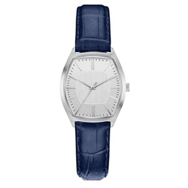 Womens Silver-Tone White Dial Analog Watch - 14962S-07-B05 - image 