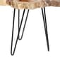 9th & Pike® Brown Teak Wood Contemporary Accent Table - Set of 2 - image 7
