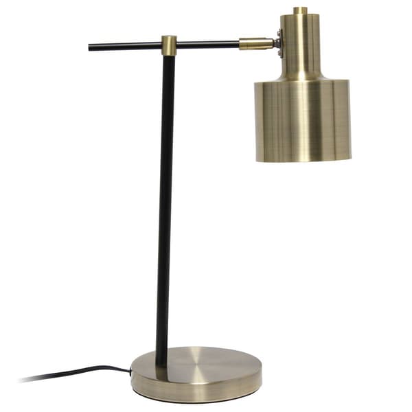 Lalia Home Studio Loft Mid Century Modern Metal Table Lamp