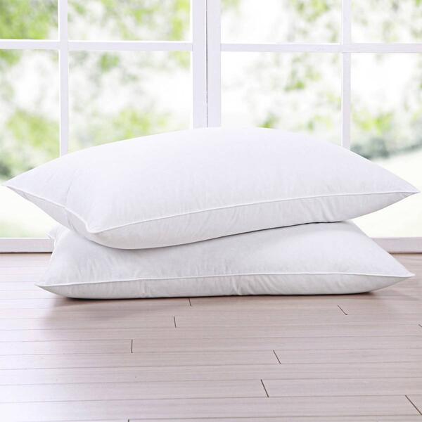 Firefly Twin Pack White Goose Nano Down and Feather Blend Pillows - image 