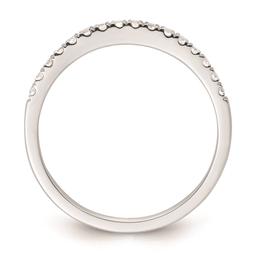 Pure Fire 14kt. White Gold Lab Grown Diamond Polish Wedding Band