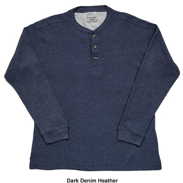 Mens Preswick & Moore&#174; Long Sleeve Thermal Henley Pajama Shirt