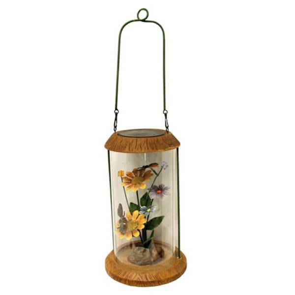 Northlight Seasonal LED Lighted Solar Garden Lantern - image 