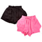 Toddler Girl Pink Velvet 2pk. Butterfly-Style Shorts - image 1