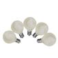 Northlight Seasonal 10ct. Pearl White G50 Globe Replacement Bulbs - image 2