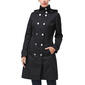 Womens BGSD Waterproof Hooded Button Closure Trench Coat - image 1