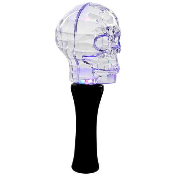 Northlight Seasonal 9in. LED Multi-Function Halloween Skull Light