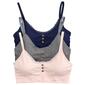 Womens Laura Ashley&#40;R&#41; 3pk. Seamless Lounge Bra - LS6824-3PKH - image 1