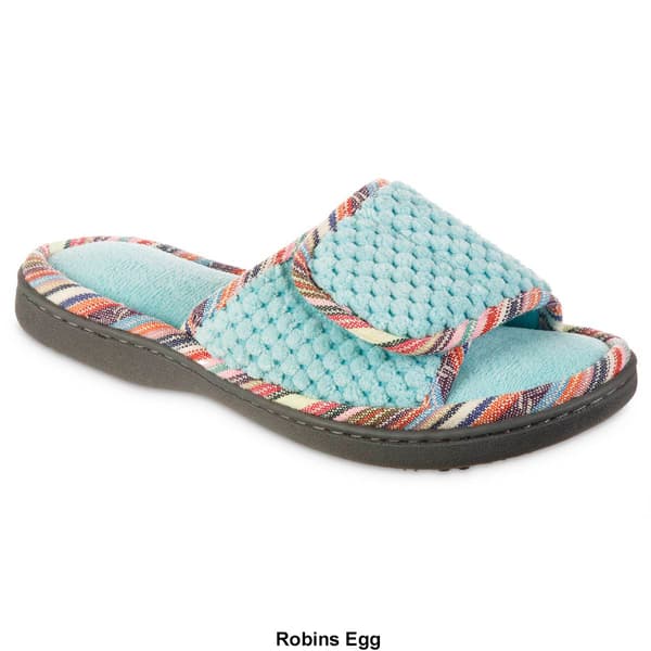 Womens Isotoner Popcorn Slide Slippers - image 