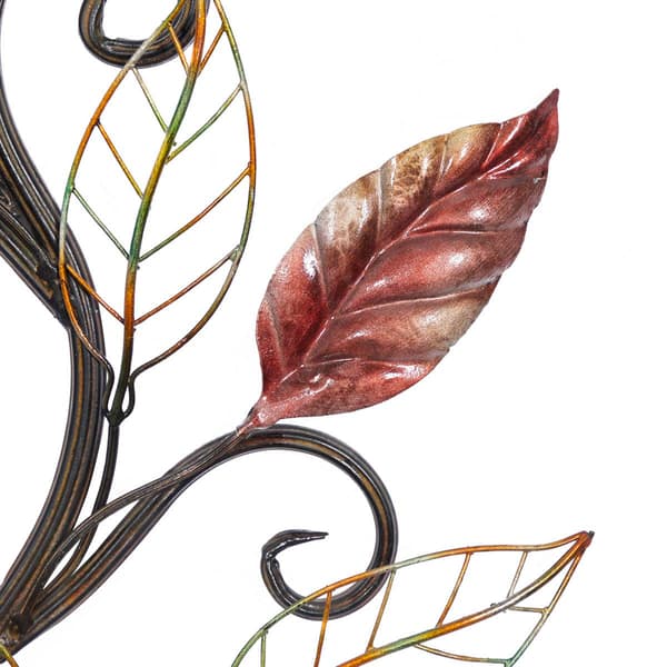 9th & Pike&#174; Traditional Style Leaf Iron Wall Decor