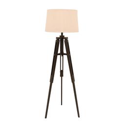 9th & Pike(R) Brown Tripod Industrial Floor Lamp