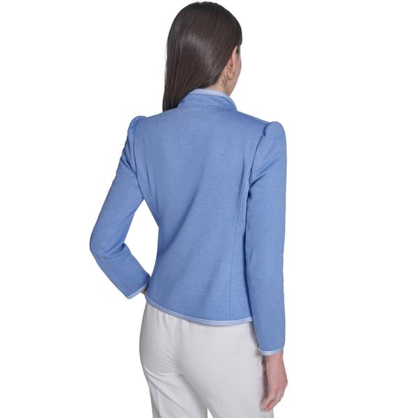 Womens Tommy Hilfiger Long Sleeve Solid Blazer w/ Button Details