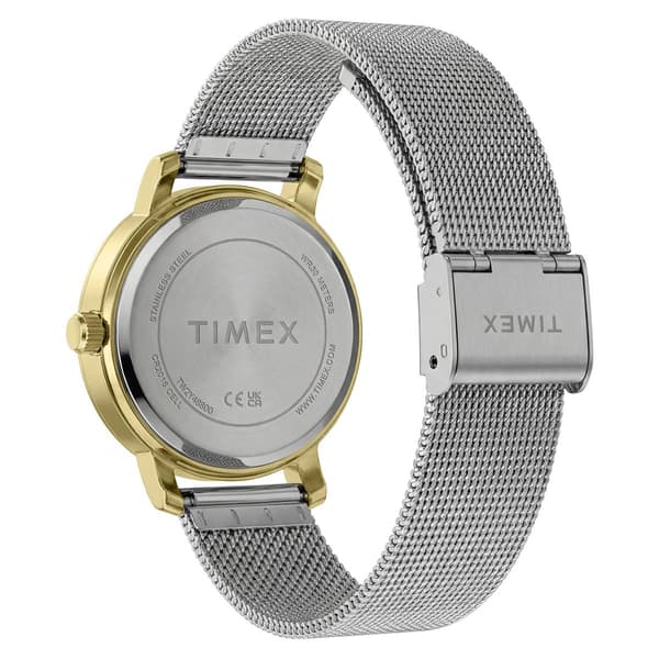 Womens Timex® Silver-Tone Mesh Bracelet Watch - TW2Y48800JT
