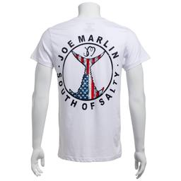 Mens Joe Marlin Americana South of Salty Tee