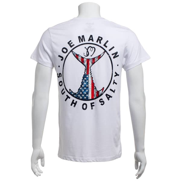 Mens Joe Marlin Americana South of Salty Tee