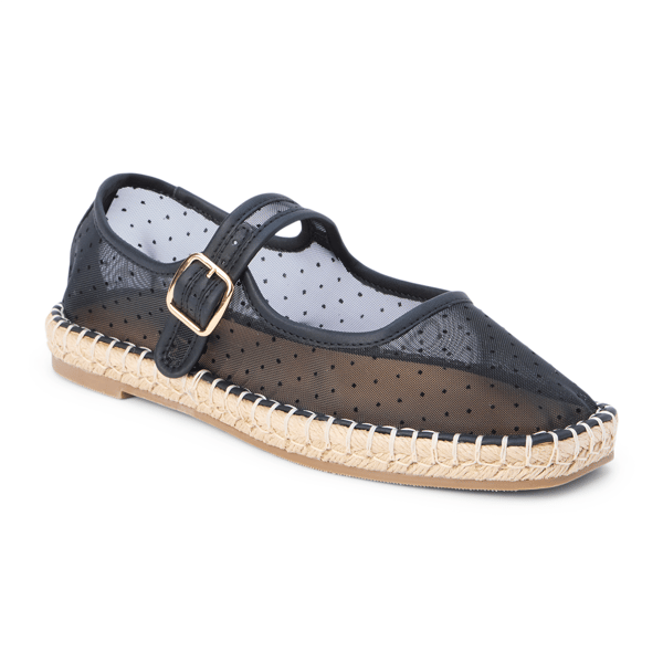 Womens Coconuts by Matisse Meg Mary Jane Mesh Flats - image 