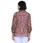 Plus Size Ali Miles 3/4 Sleeve Abstract Print Fly Away Kimono - image 2