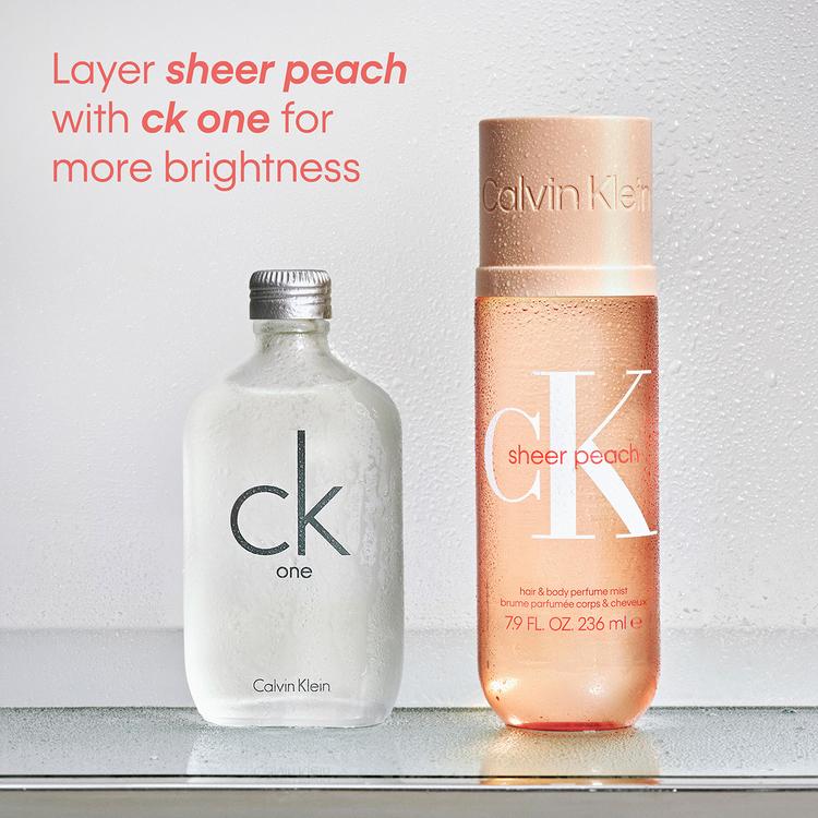 Calvin Klein Sheer Peach Hair & Body Perfume Mist