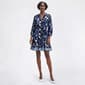 Womens Absolutely Famous 3/4 Sleeve Floral A-Line Dress - image 1