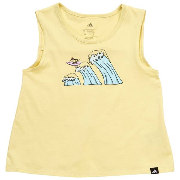 Girls (7-16) adidas(R) Back Vent Swing Tank