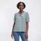 Womens Adrianna Papell Sailor Collar Airflow Button Front Blouse - image 1