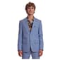 Mens Paisley & Gray Jacket - French Blue - image 1
