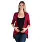 Womens 24/7 Comfort Apparel Elbow Sleeve Maternity Cardigan - image 1