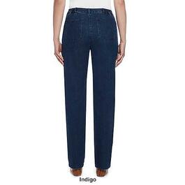 Womens Ruby Rd. Key Items Classic Side Elastic Jeans