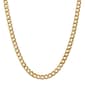 Mens Gold Classics&#8482; 7.0mm. 14k Semi Solid Curb Link Bracelet - image 2