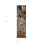 HomeRoots Chocolate Terracotta & Ivory Abstract Runner - image 3