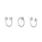 16 Gauge Stainless Steel Nose Ring Trio - image 2