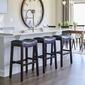 New Ridge Home Goods Julian 30in. Bar-Height Wood Barstool - image 2