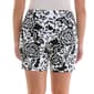 Womens Zac & Rachel Pull On Black Floral Bermuda Shorts - image 2