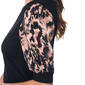 Womens DKNY Abstract Feather Elbow Sleeve Sweater - image 5