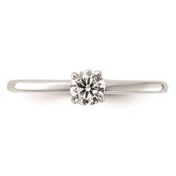 Pure Fire 14kt. White Gold Lab Grown Diamond Complete Ring