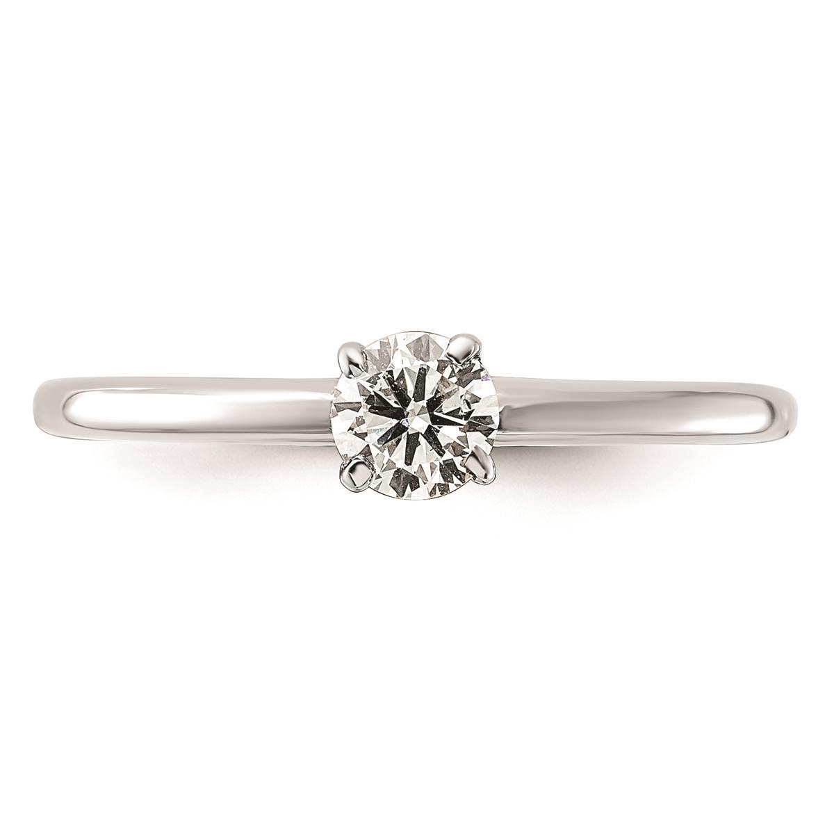 Pure Fire 14kt. White Gold Lab Grown Diamond Complete Ring
