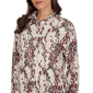 Petite Emaline Country Code Mock Neck Leopard Blouse - image 5