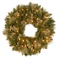 National Tree 24in. Battery Operated Carolina Pine Wreath - image 1