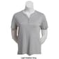 Womens Hasting & Smith Short Sleeve Solid Henley Tee - image 5