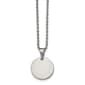 Mens Gentlemen&#39;s Classics(tm) 2.0mm Thick Round Dog Tag Necklace - image 1