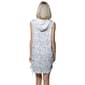 Womens J Valdi Costa Sleeveless Zip Hoodie Swim Cover Up - image 2