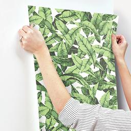 RoomMates® Palm Leaf Peel &amp; Stick Wallpaper