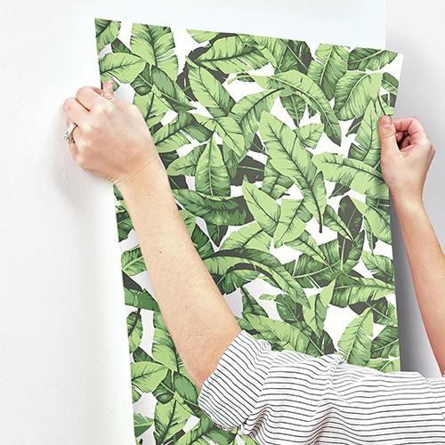 RoomMates® Palm Leaf Peel &amp; Stick Wallpaper