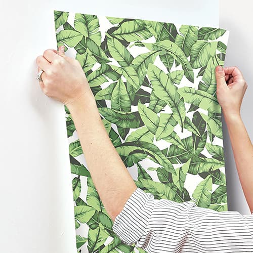 RoomMates® Palm Leaf Peel &amp; Stick Wallpaper