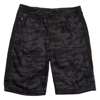 Young Mens Burnside Tech Fleece Zip Side Pocket Camo Shorts - Boscov's